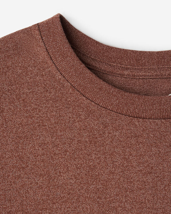 T-shirt poivr&eacute; en coton bio pour hommes