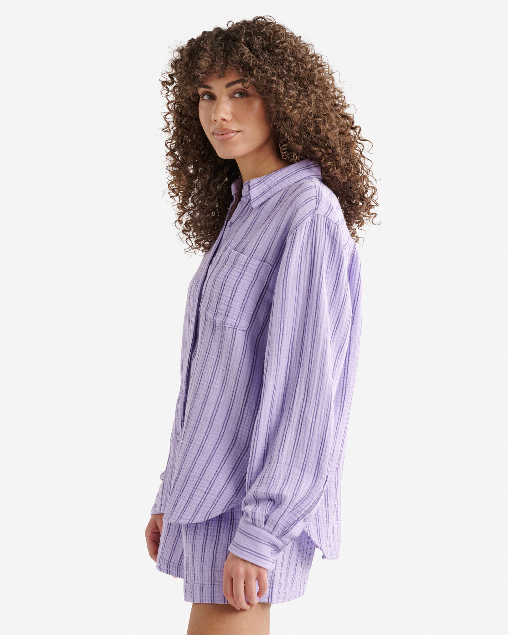 Isla Cotton Gauze Shirt | Roots