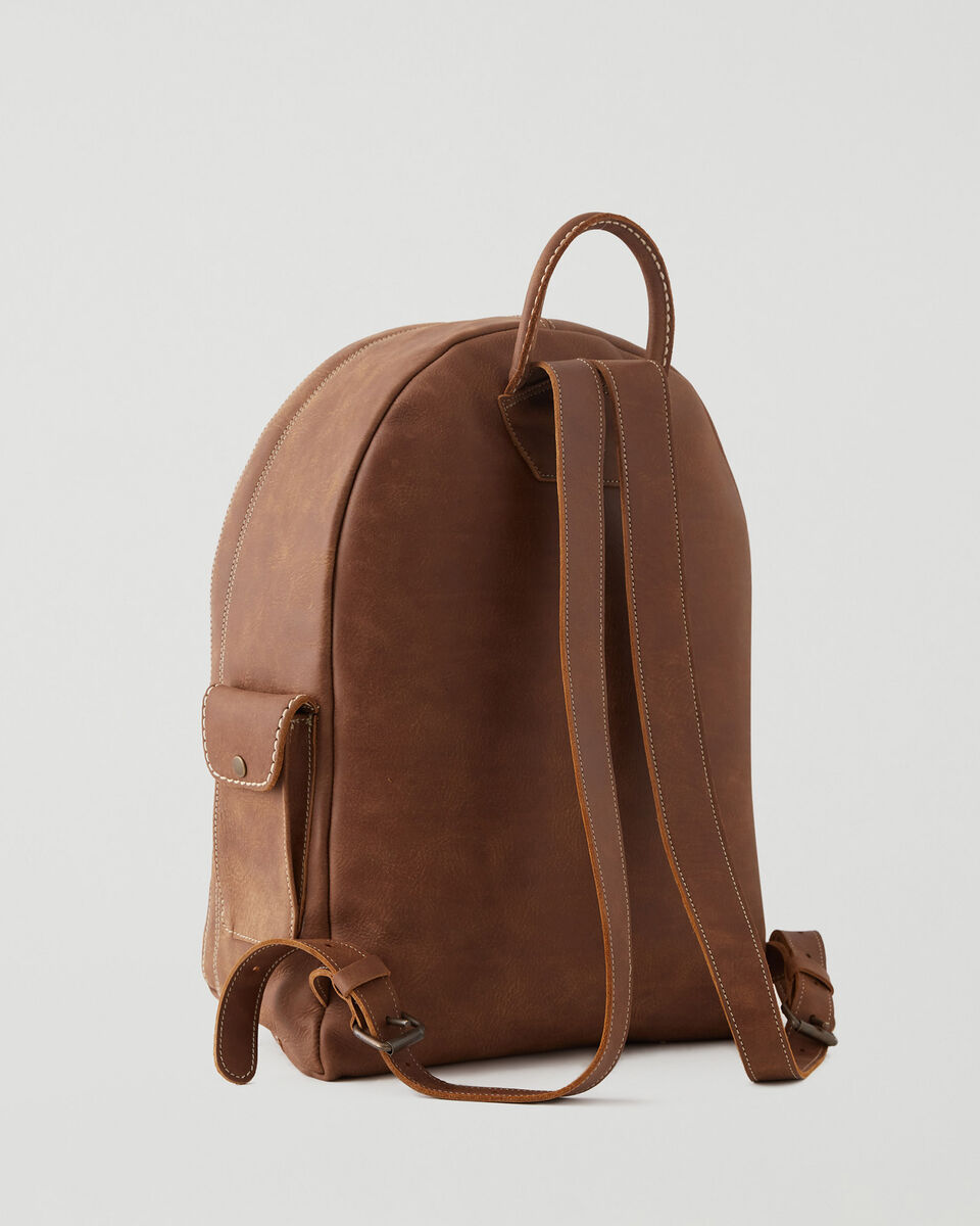 Sac à dos pour étudiant Feuille d’érable en cuir Tribe