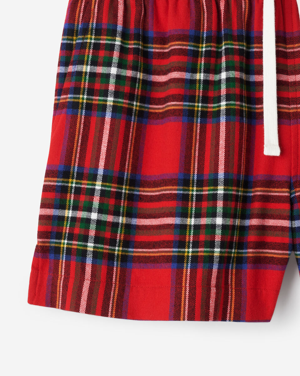 Short de pyjama &agrave; carreaux pour femme
