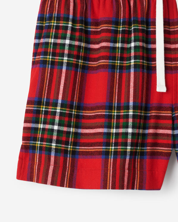 Short de pyjama &agrave; carreaux pour femme