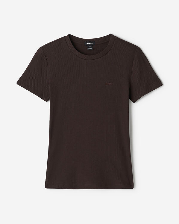 Roam Rib Fitted Short Sleeve Top