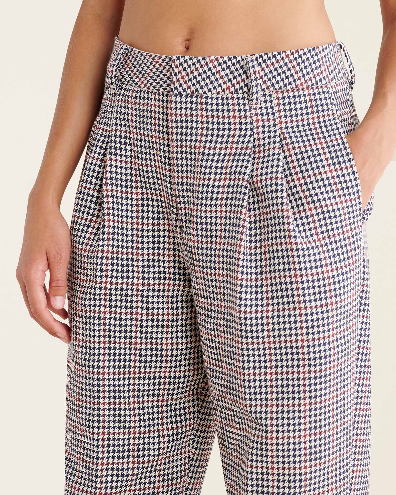 Rossland Check Pleat Trouser