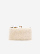 Shearling Medium Zip Pouch