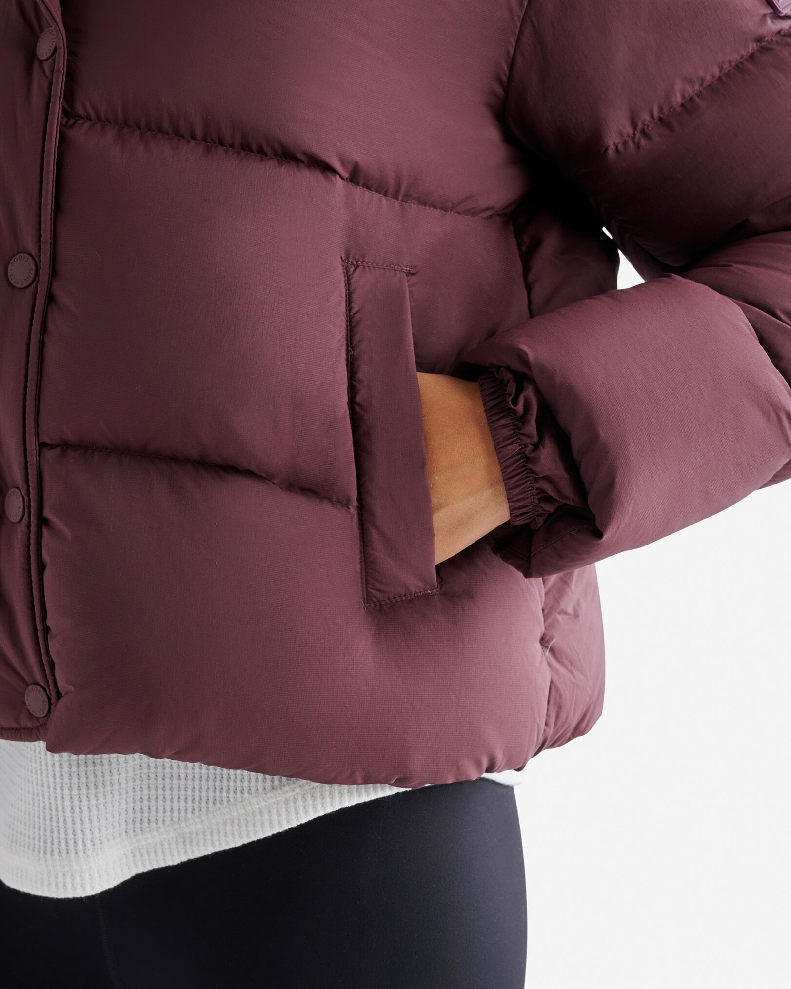 Blouson bouffant court en duvet Roots