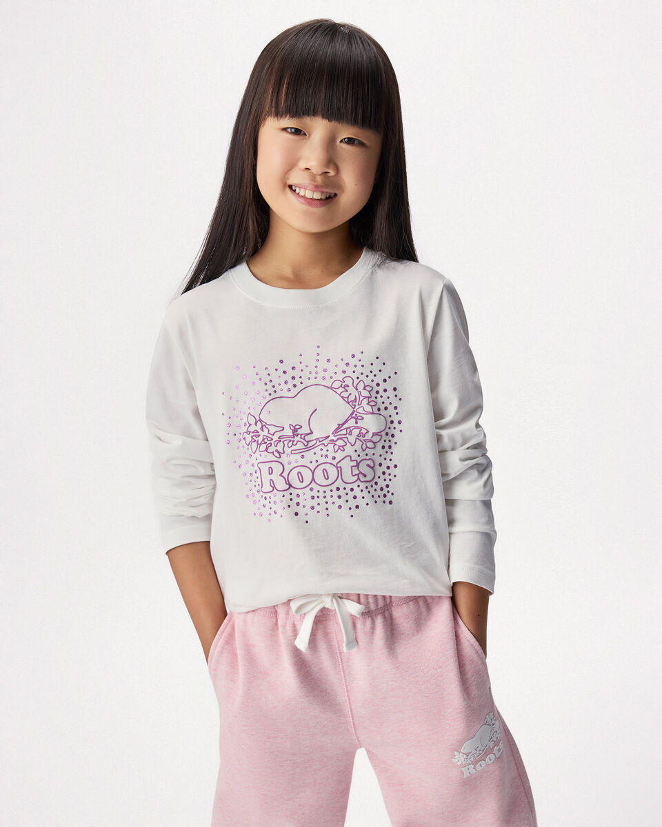 Kids Cooper Glitter Long Sleeve T-Shirt
