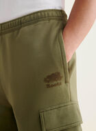 Pantalon cargo décontracté en molleton de coton bio Cooper