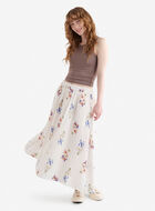 Isla Cotton Gauze Print Skirt