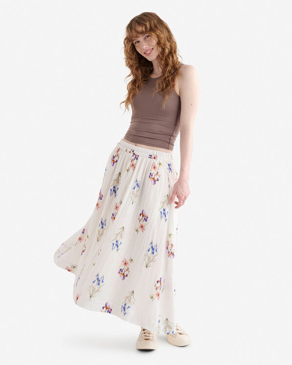 Isla Cotton Gauze Print Skirt Isla Cotton Gauze Print Skirt