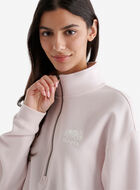 Organic Cooper Relaxed Half Zip Stein
