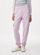 Pantalon cargo molletonn&eacute; en coton biologique Cooper