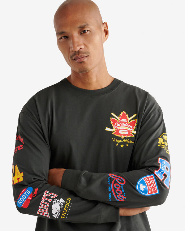 Mens Hockey Long Sleeve T-Shirt Mens Hockey Long Sleeve T-Shirt