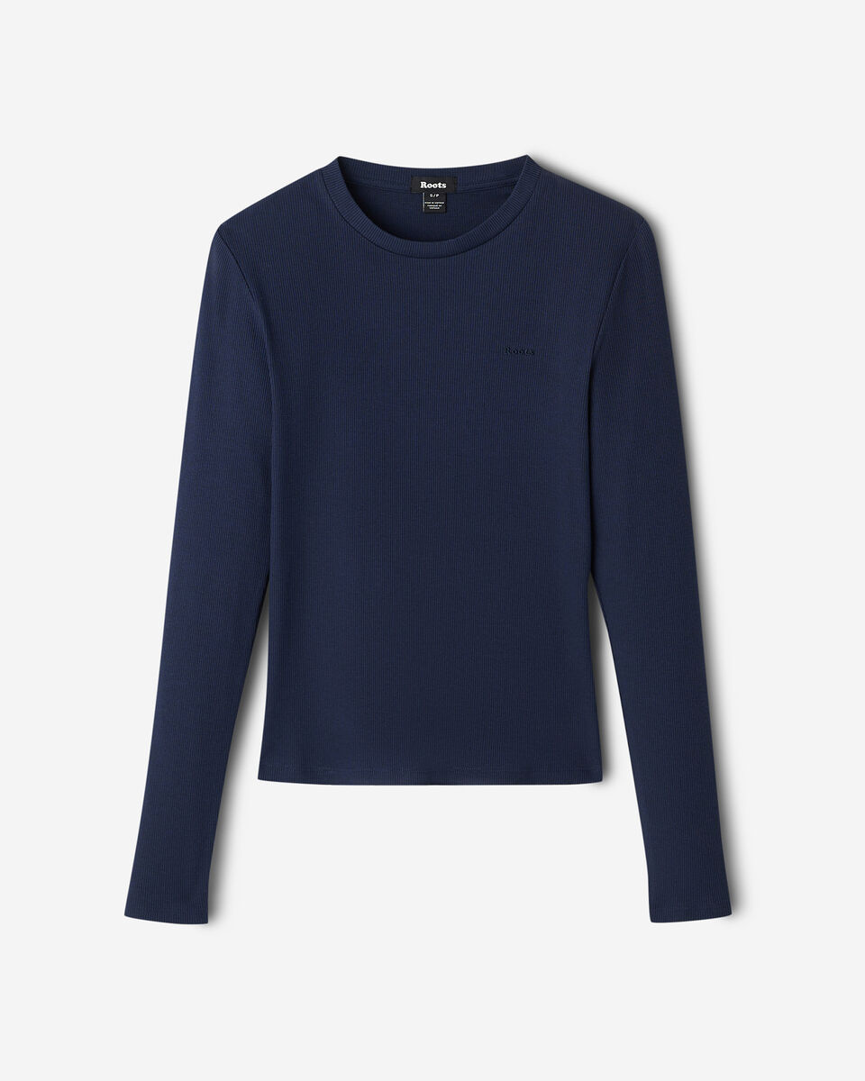 Roam Rib Fitted Long Sleeve Top