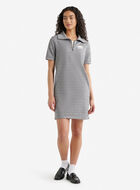 Robe &agrave; manches courtes et demi-glissi&egrave;re en jersey bouclette Cooper