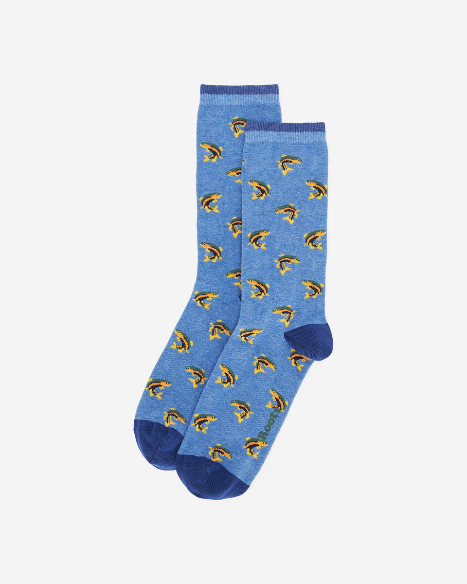 Mens True Nature Print Sock