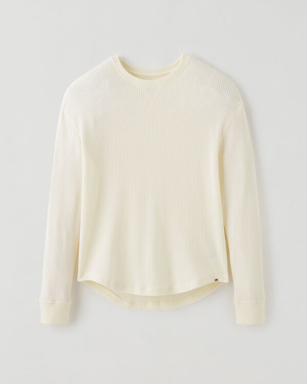 Waffle Long sleeve Top