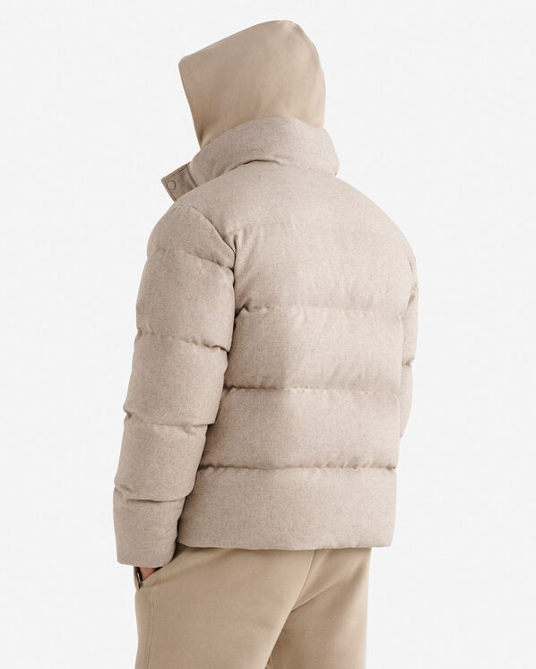 Roots Down Puffer Wool Jacket Roots Down Puffer Wool Jacket