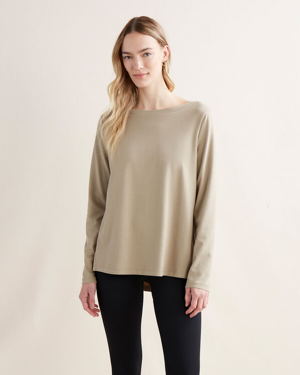 Canmore High Low Long Sleeve Top
