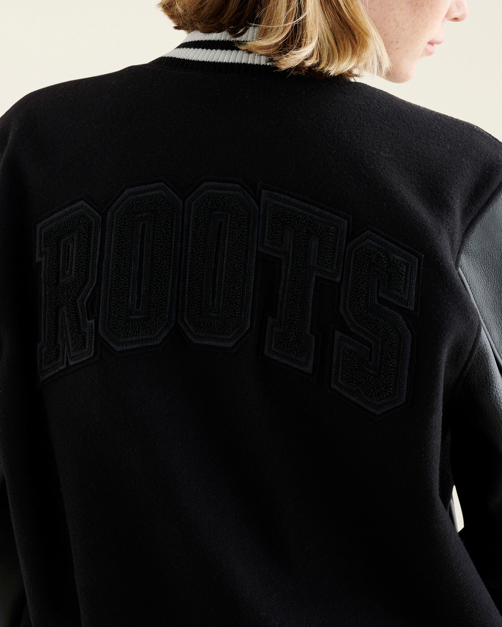Roots varsity hotsell jacket womens