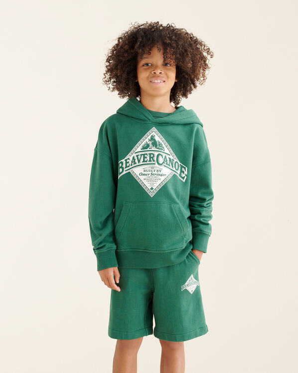 Kids Beaver Canoe Relaxed Hoodie