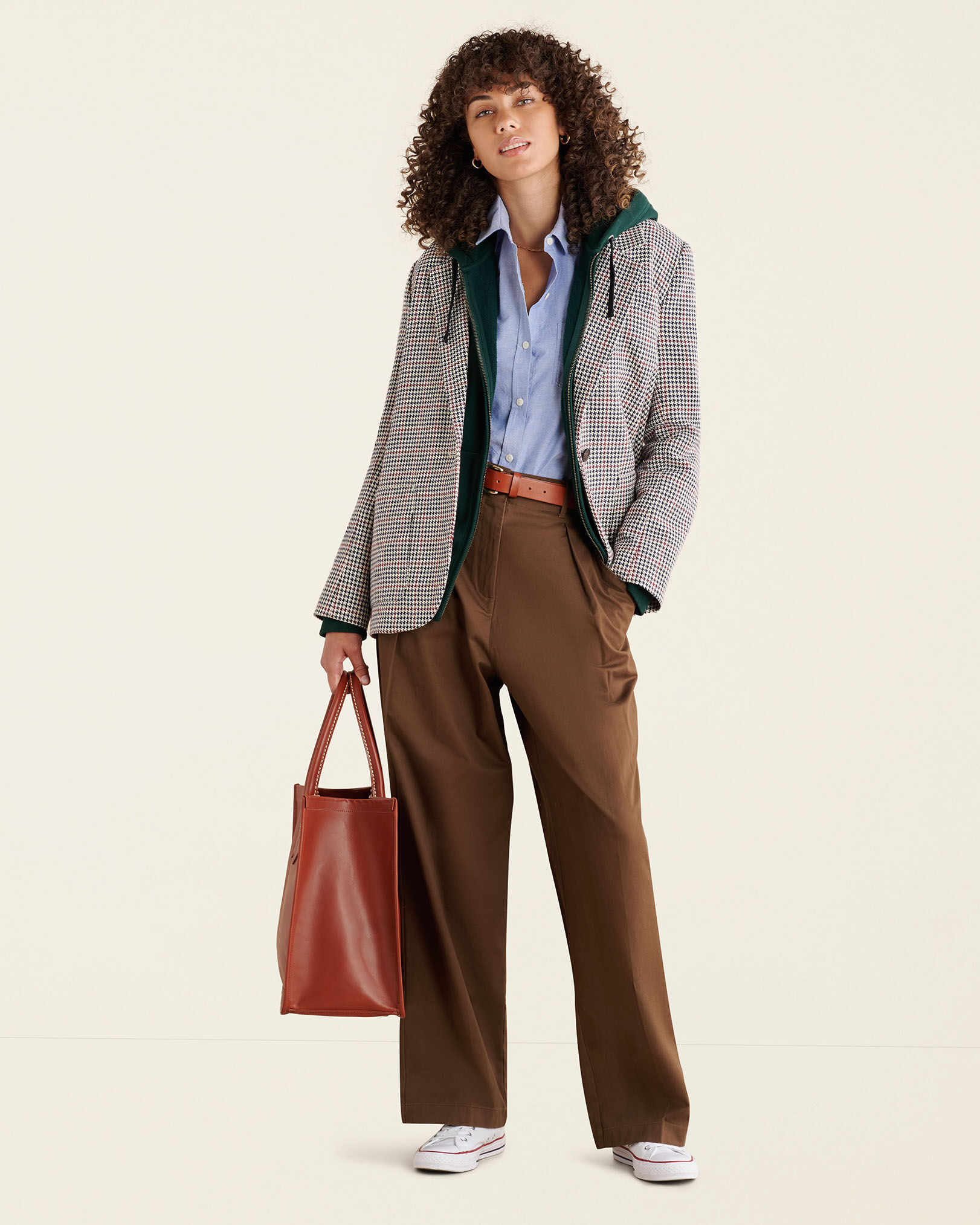 Pantalon à plis