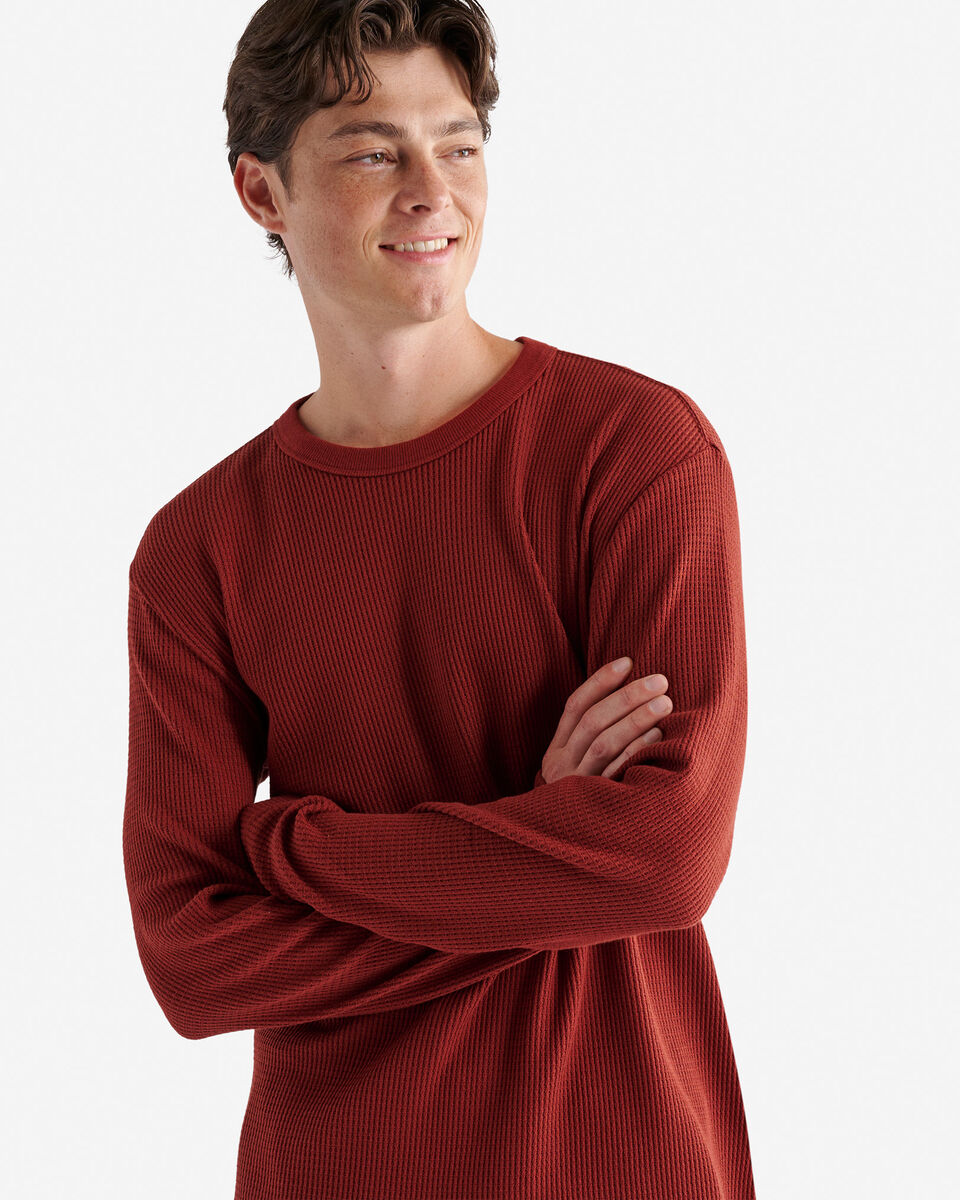 Waffle Long Sleeve Crew