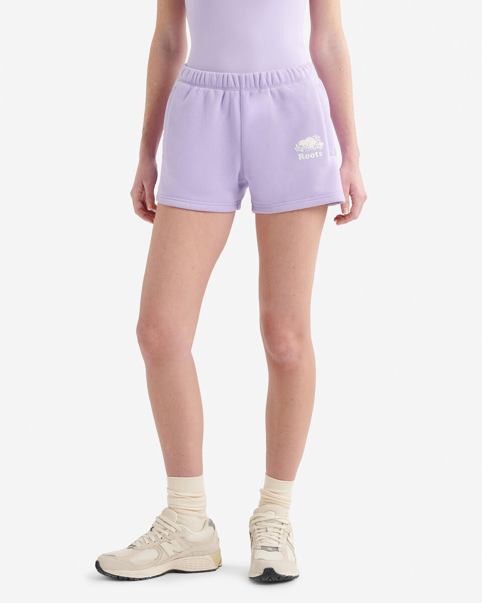 Short original en jersey bouclette de coton bio 3 po