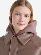 Leather Bubble Jacket