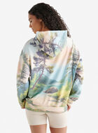 Beaver Canoe Landscape Hoodie