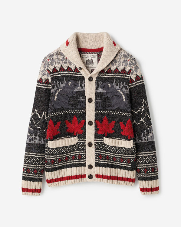 Cardigan-ch&acirc;le Cabane &agrave; motifs Fair Isle