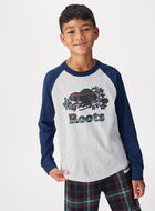Kids Plaid Baseball T-Shirt