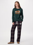 Womens Festive Cooper Long Sleeve T-Shirt