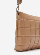 Pochette bouffante carrée à bandoulière