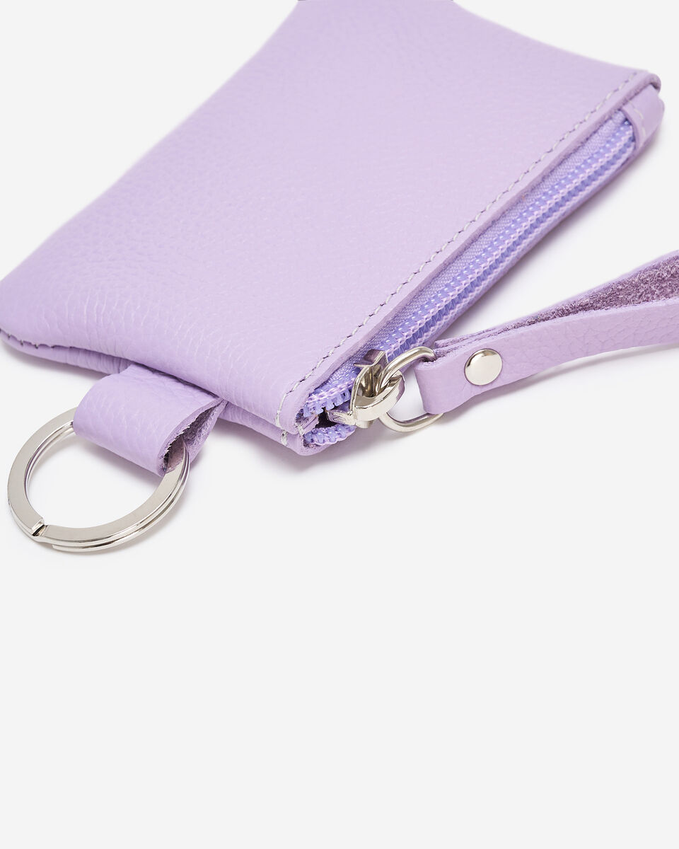 Pochette à glissière en cuir Cervino