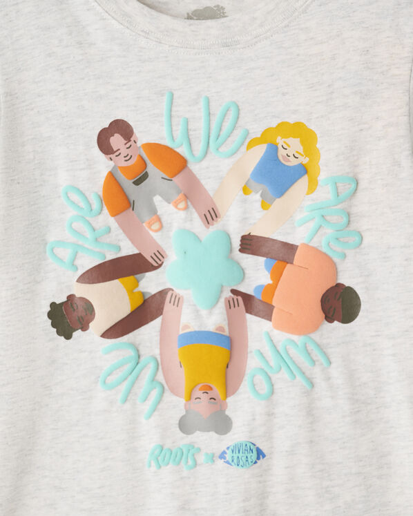 Toddler Roots X Vivian Rosas Pride We Are Who We Are T-Shirt Toddler Roots X Vivian Rosas Pride We Are Who We Are T-Shirt