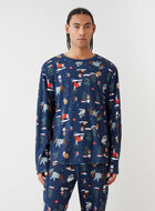 Mens Winter Wonderland Pajama Top