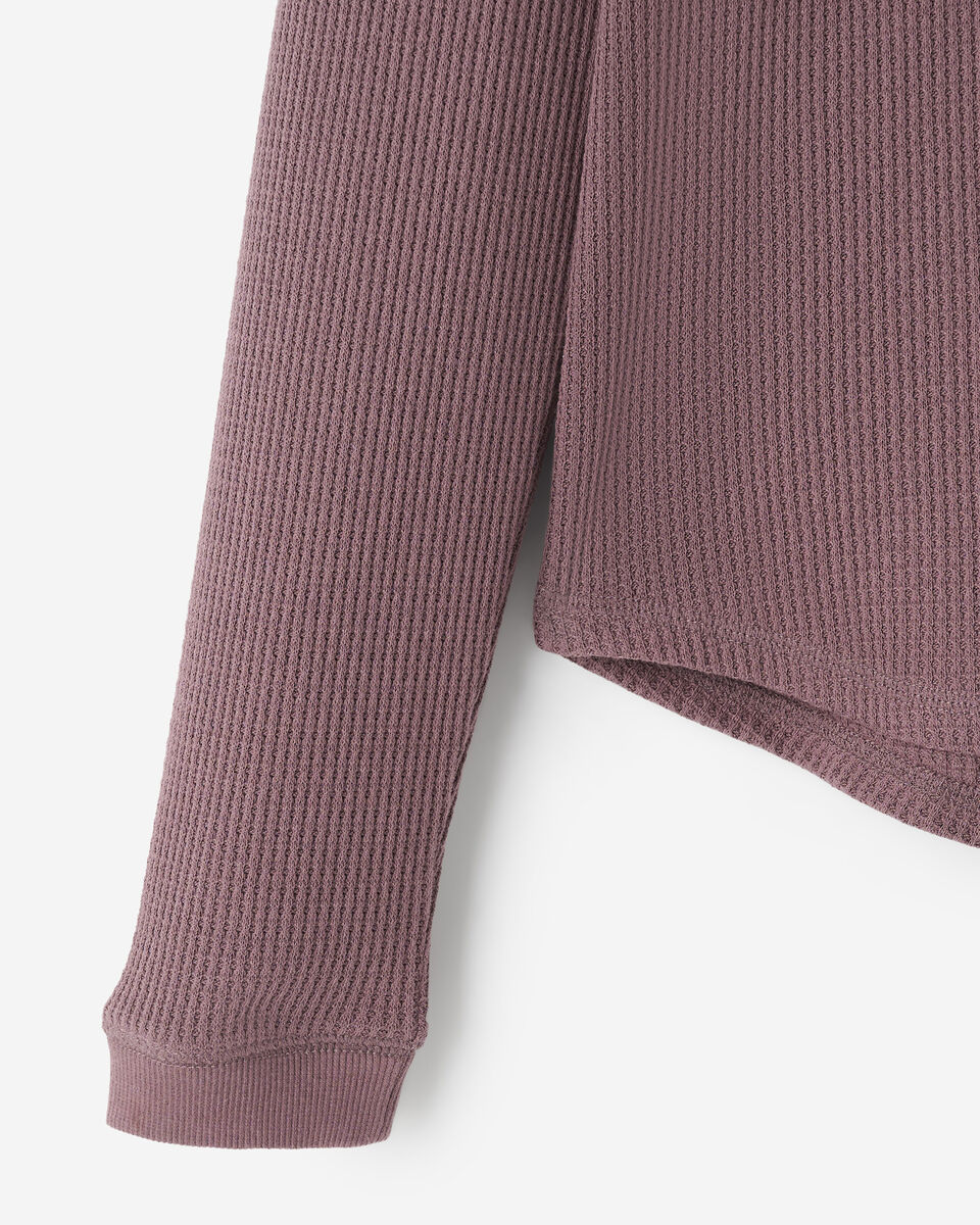 Waffle Long Sleeve Top
