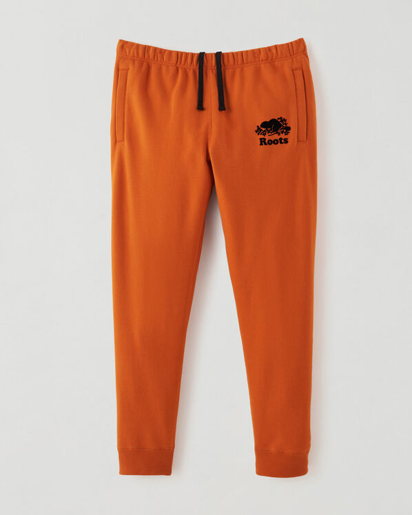 Pantalon ajusté en molleton de coton bio Park