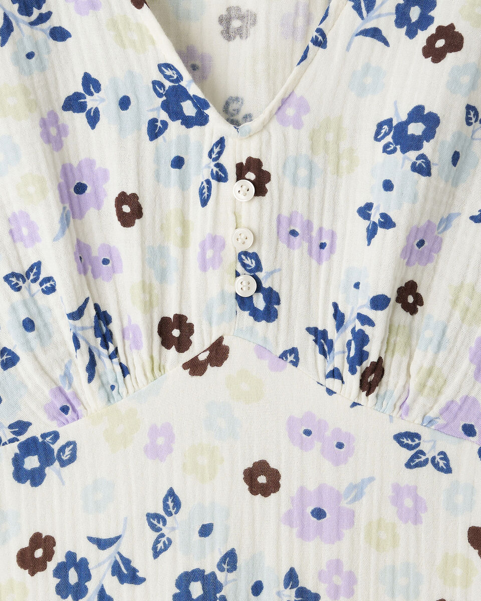 Isla Cotton Gauze Tea Dress