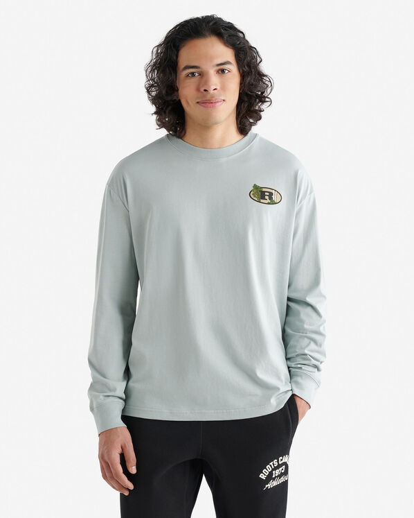 T-shirt à manches longues déconracté pour hommes