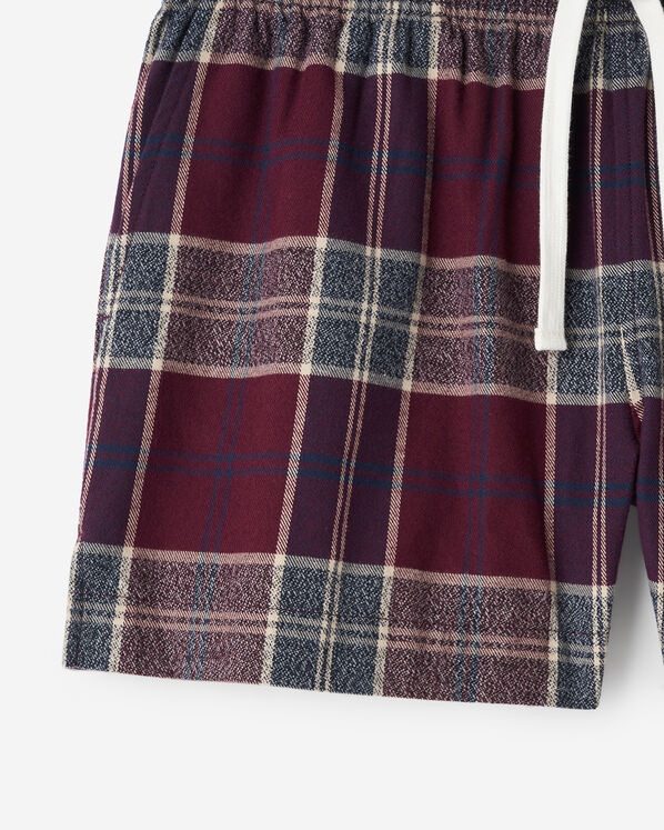Short de pyjama &agrave; carreaux pour femme