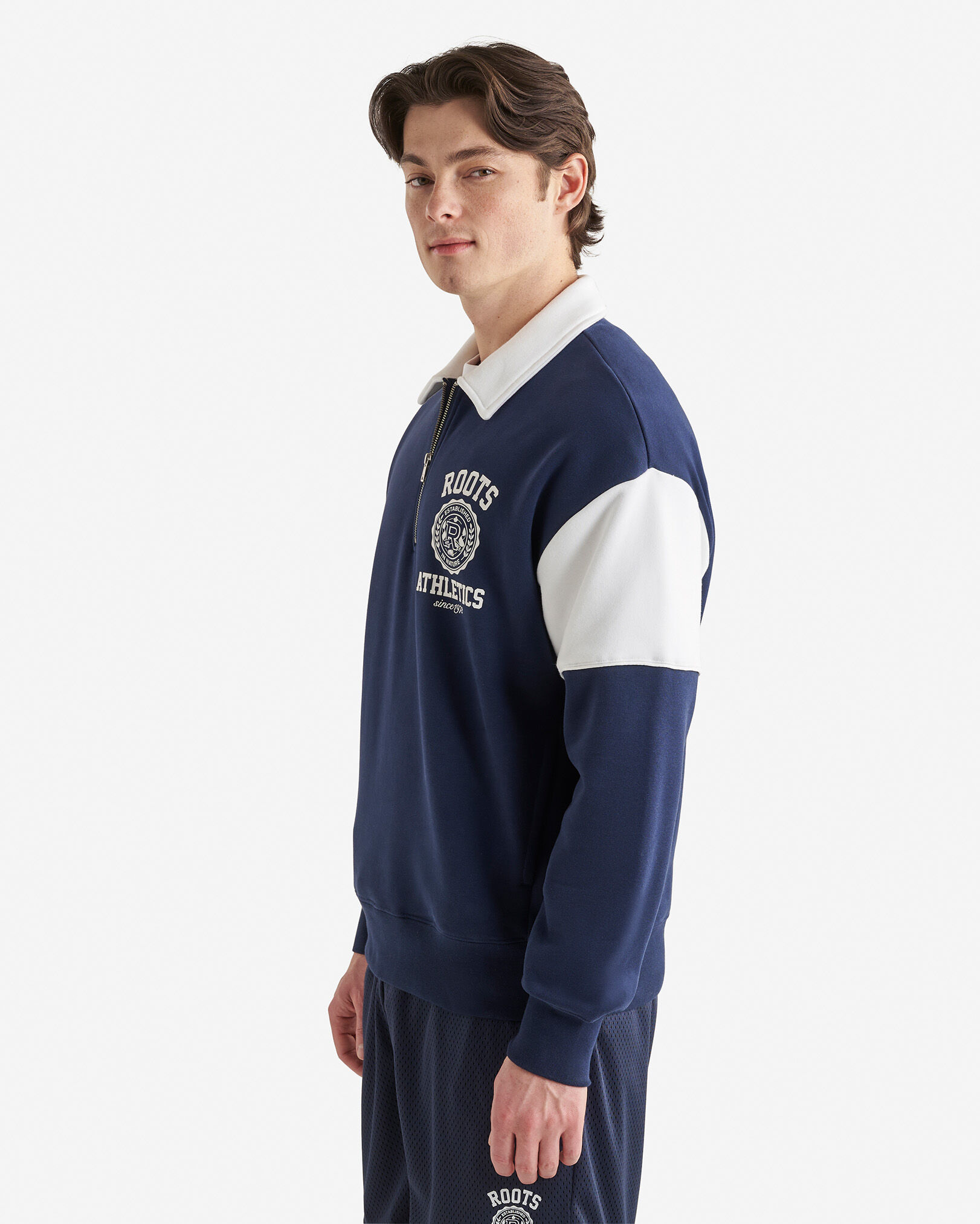 Legacy Crest Half Zip Polo