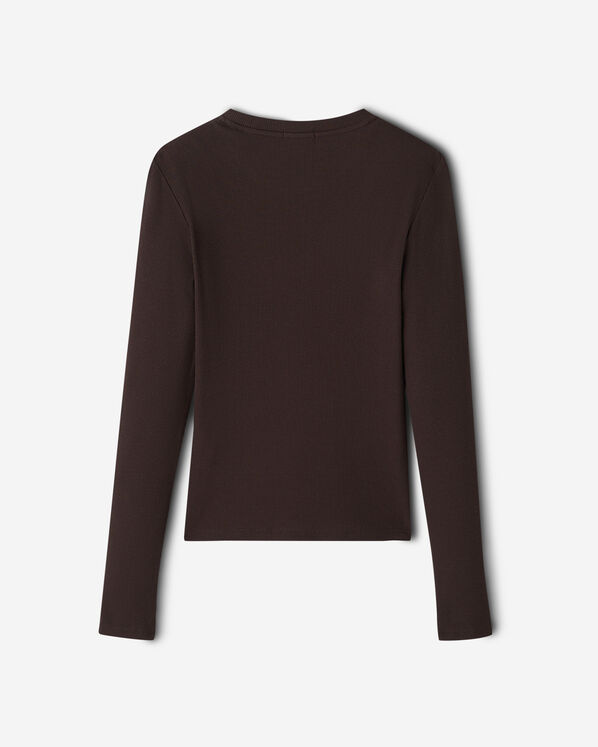 Roam Rib Fitted Long Sleeve Top