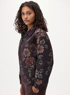 Floral Jacquard Jacket
