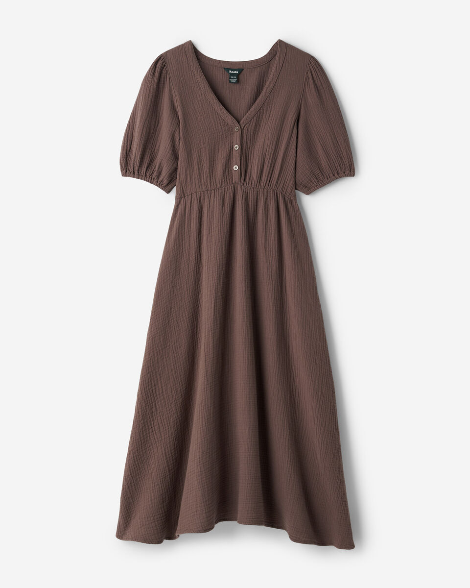 Isla Cotton Gauze Tea Dress