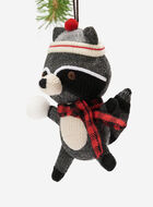 Snowball Raccoon Ornament