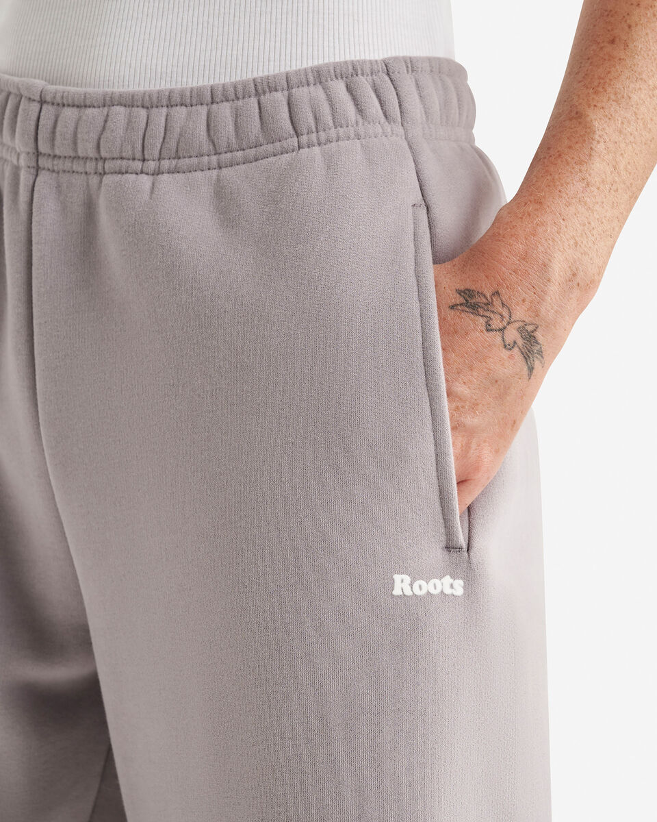 Pantalon en molleton nuage à jambe large