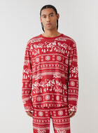 Mens Winter Wonderland Pajama Top