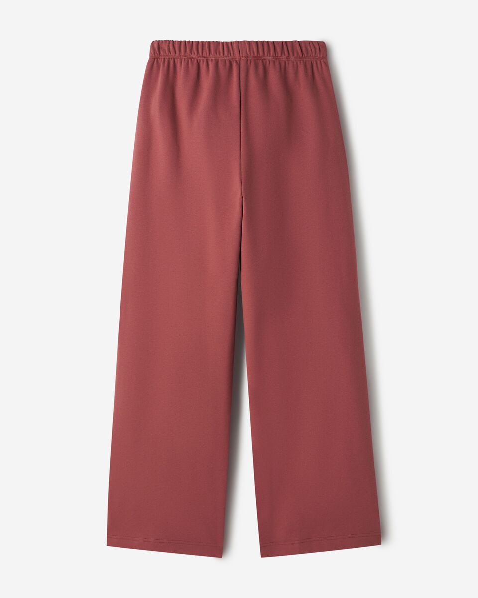 Pantalon &agrave; jambe large en molleton de coton bio Cooper
