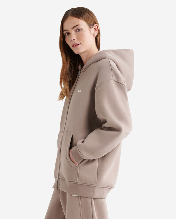 Chandail &agrave; capuchon et glissi&egrave;re en molleton Nuage